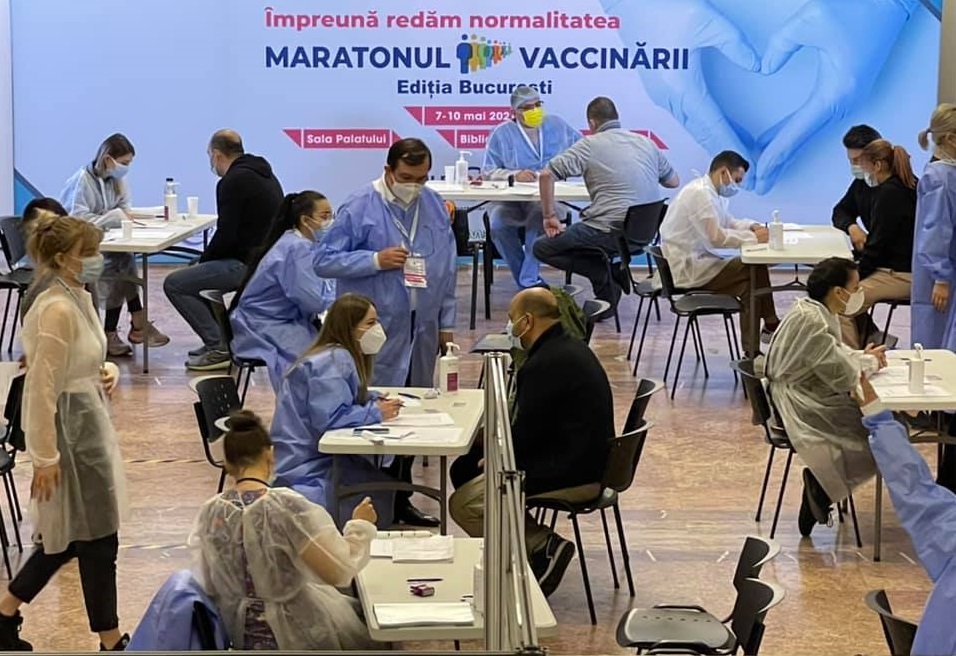Maratonul vaccinării de la București